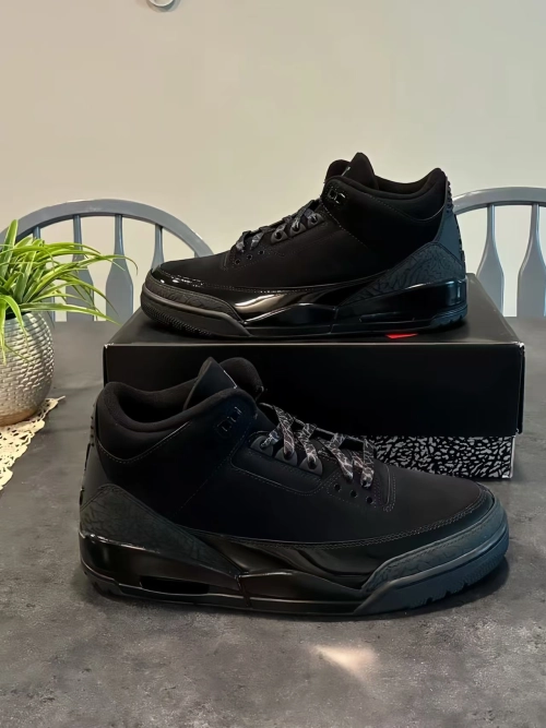 Top Version Air Jordan 3 Retro Black Cat CT8532-001 review 