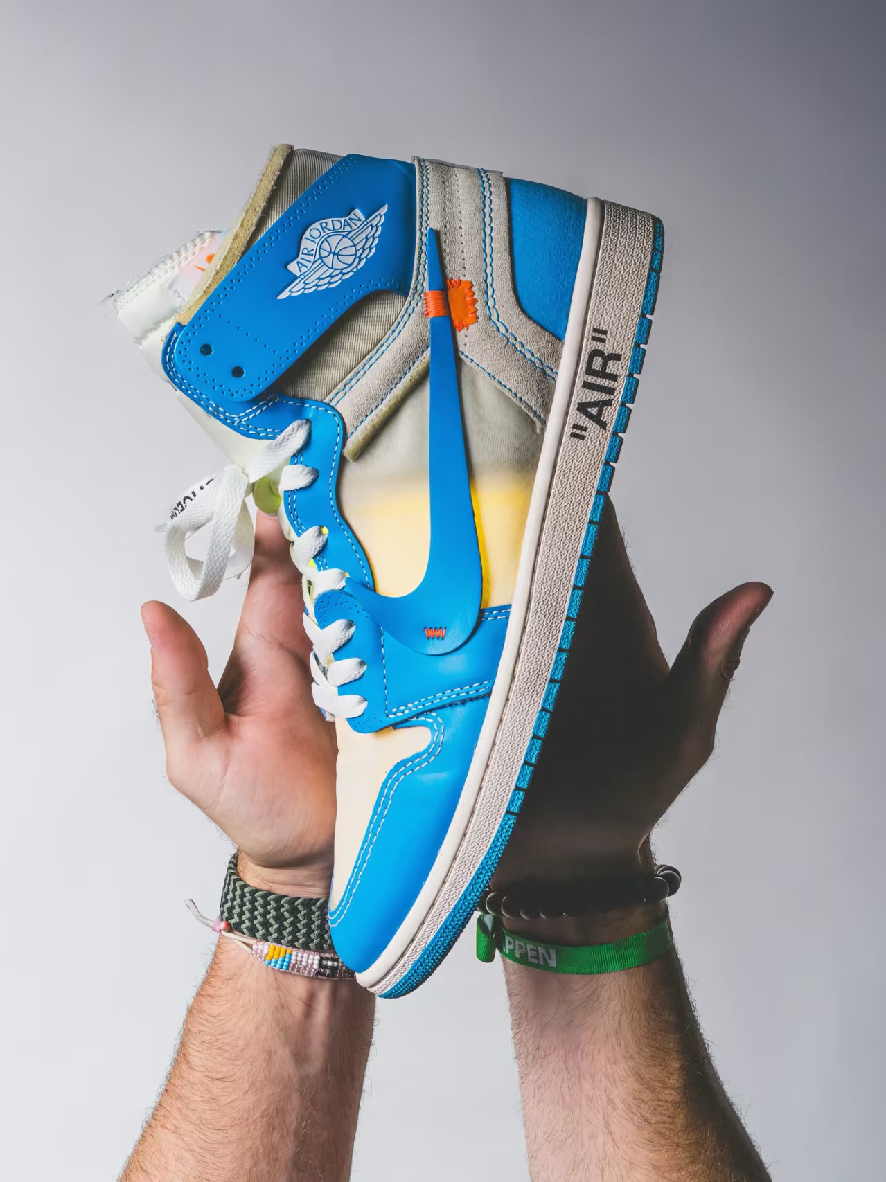 Air Jordan 1 Retro High Off-White University Blue AQ0818-148 review Victor 01