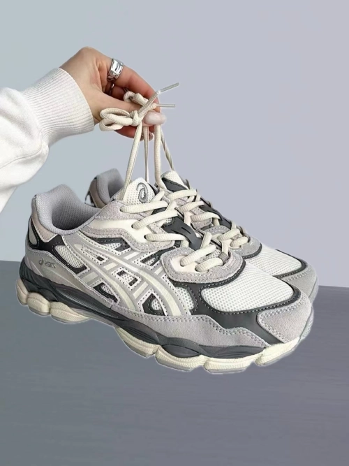 ASICS GEL-NYC Men Cream Oyster Grey review 