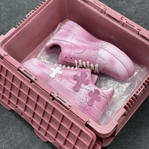 Air Force 1 x Chrome Hearts Pink review 