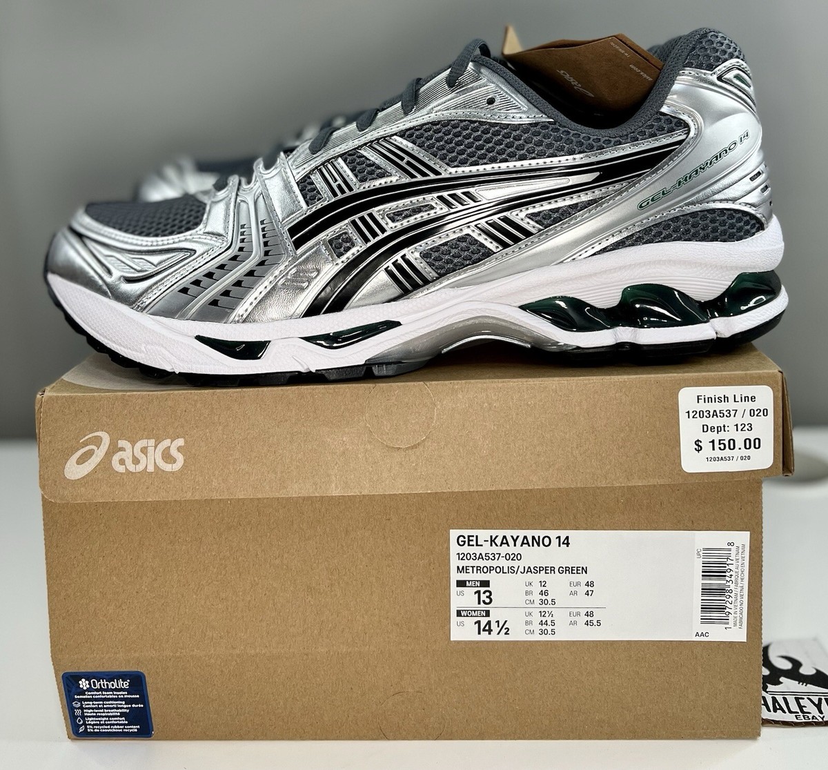ASICS GEL-Kayano 14 Metropolis Jasper Green 1203A537-020 review Kim 00