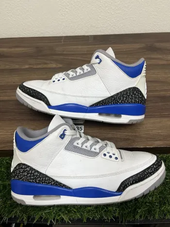 Air Jordan 3 Retro Racer Blue  CT8532-145 review Heather 02
