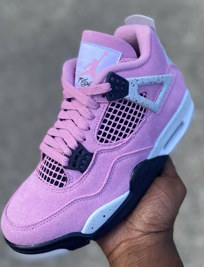 PK Batch Air Jordan 4 Retro 'Orchid' AQ9129-501 review Verne 02
