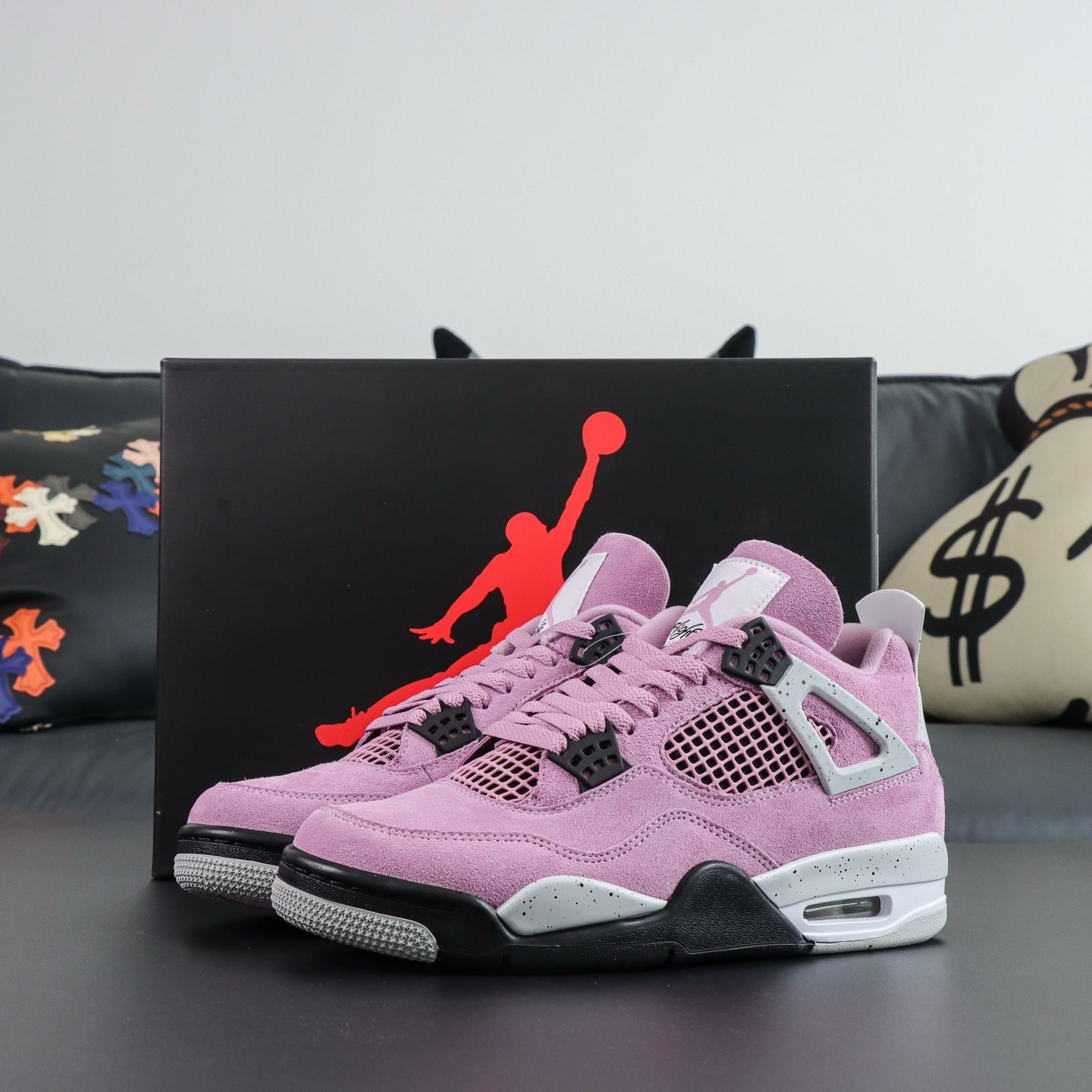 PK Batch Air Jordan 4 Retro 'Orchid' AQ9129-501 review Otis