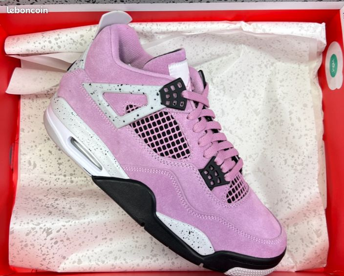 PK Batch Air Jordan 4 Retro 'Orchid' AQ9129-501 review Quintion