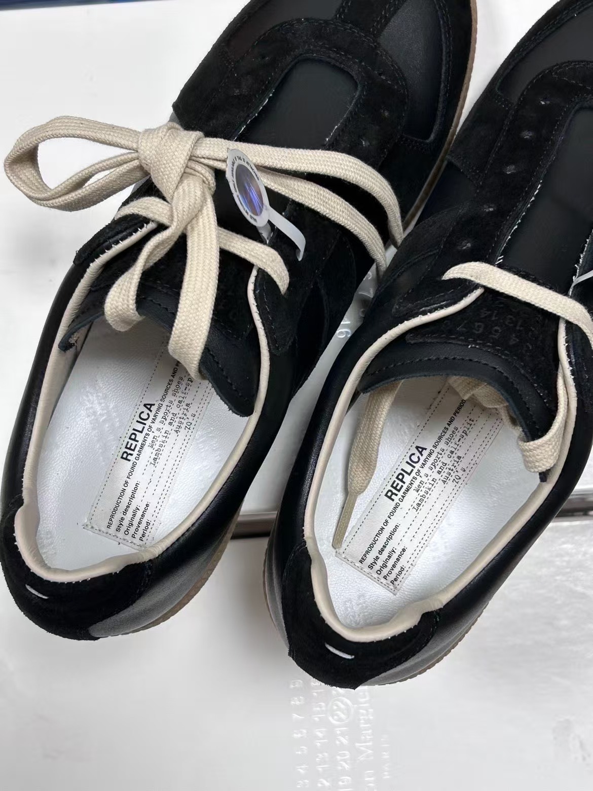 Maison Margiela Replica German Army Trainer (GATs) Black Gum S57WS0236P1897900 review Valentine