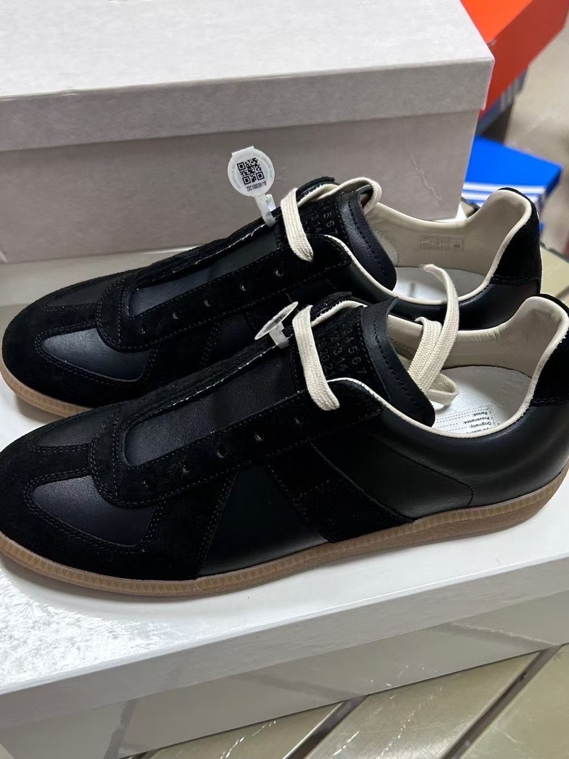 Maison Margiela Replica German Army Trainer (GATs) Black Gum S57WS0236P1897900 review Walter 00