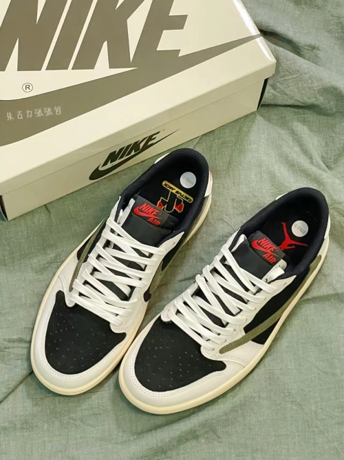 Air Jordan 1 Retro Low OG SP Travis Scott Olive (Women's) DZ4137-106  review 