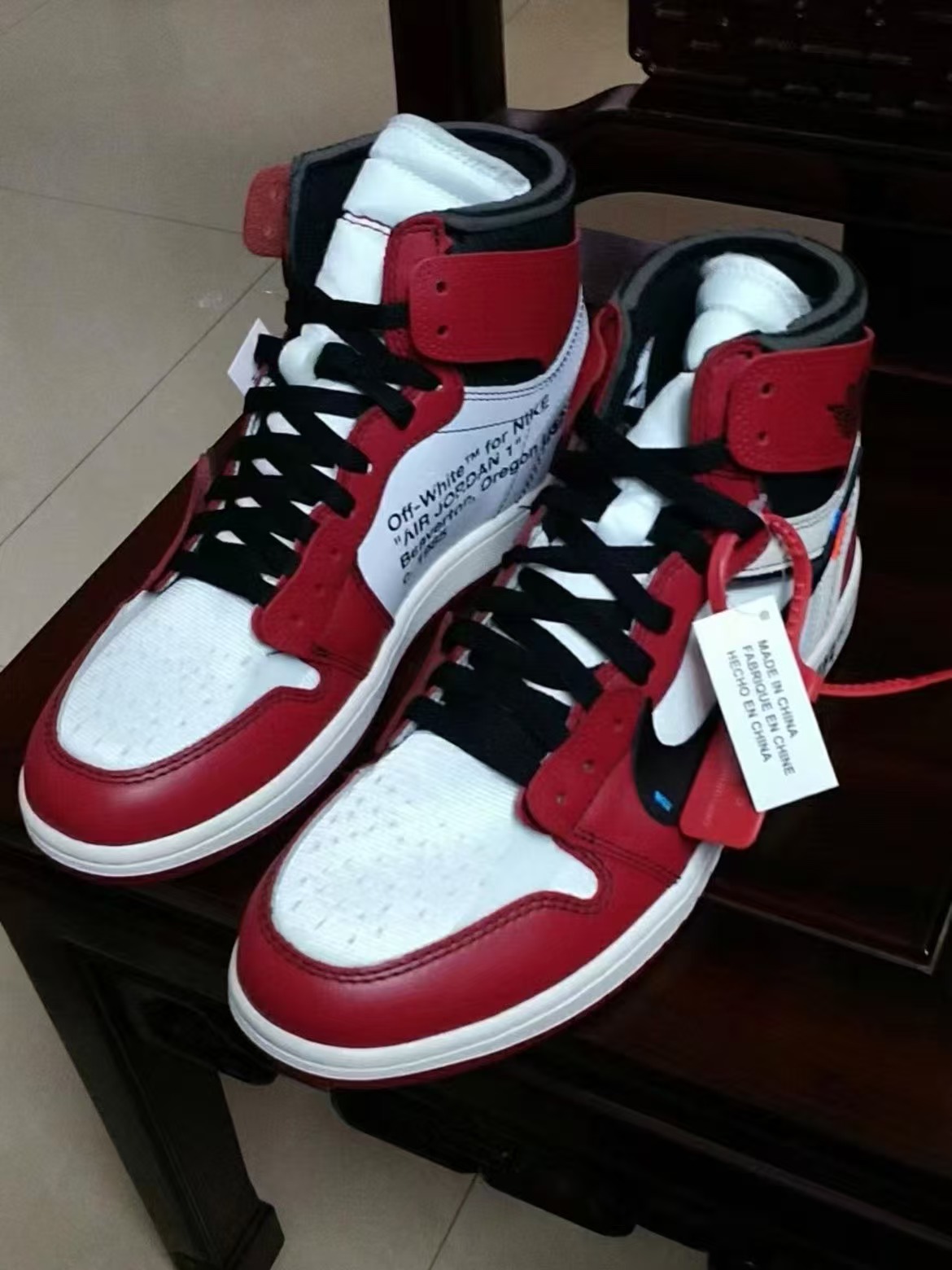 Air Jordan 1 Retro High Off-White Chicago AA3834-101 review Ford