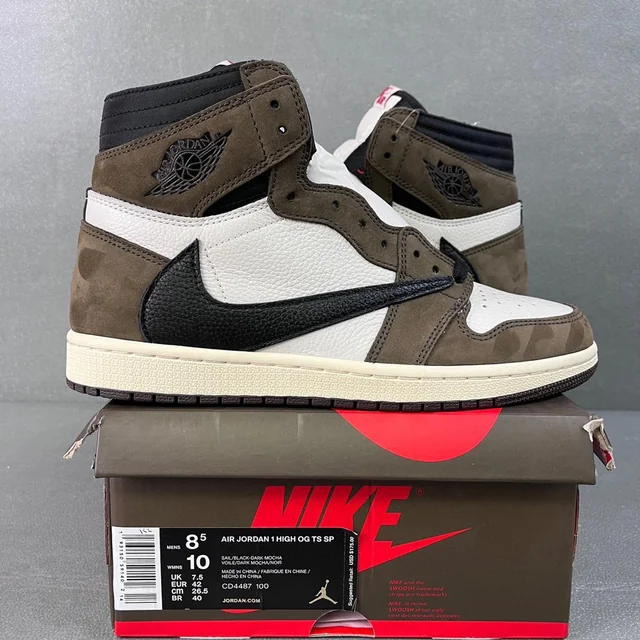  TOP Version Travis Scott x Air Jordan 1 High OG TS SP CD4487-100 review Herbert