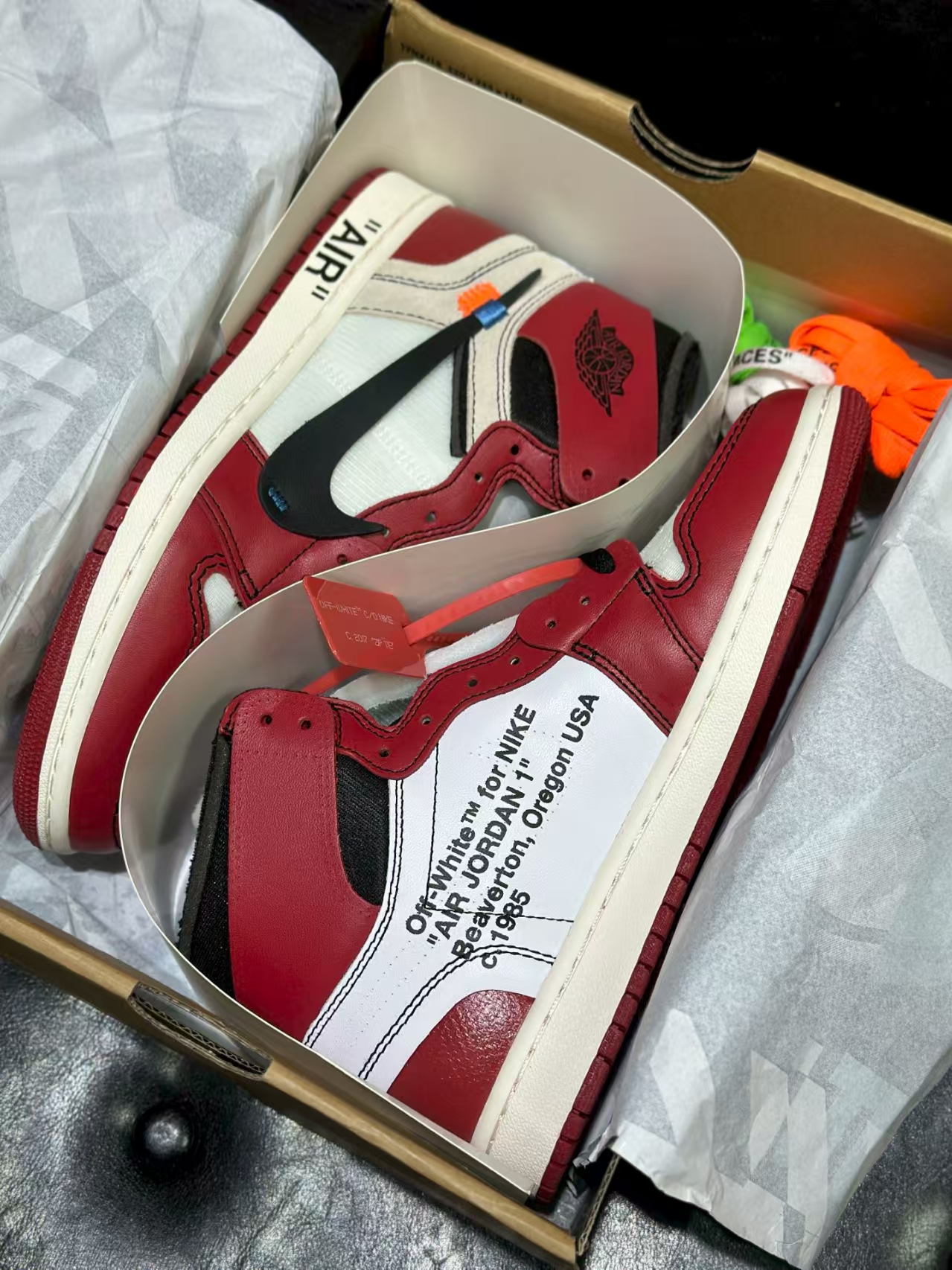 TOP Version OFF-WHITE x Air Jordan 1 High OG 10X Chicago AA3834-101 review Lemoine
