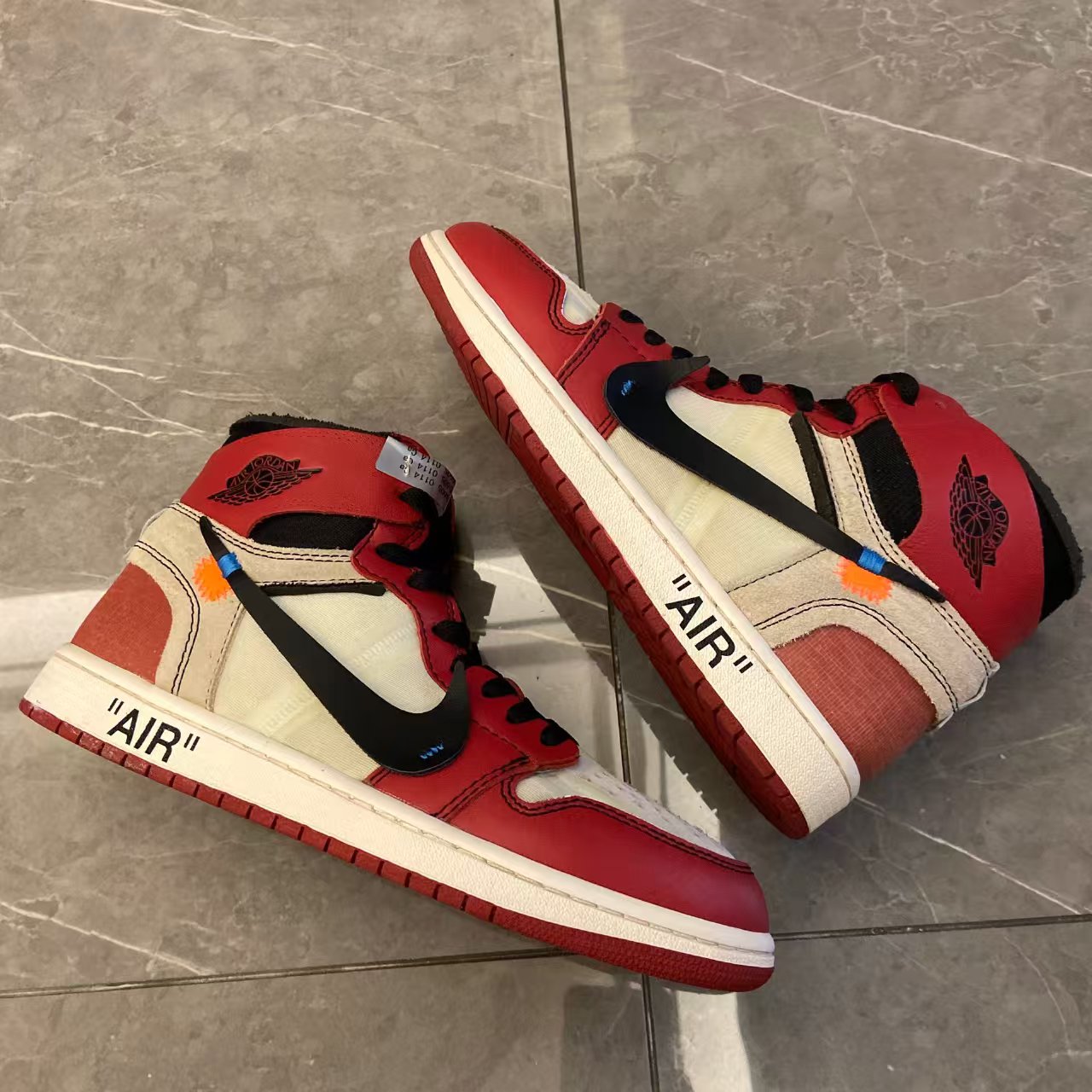 TOP Version OFF-WHITE x Air Jordan 1 High OG 10X Chicago AA3834-101 review Killian 02