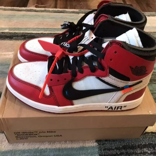 TOP Version OFF-WHITE x Air Jordan 1 High OG 10X Chicago AA3834-101 review 