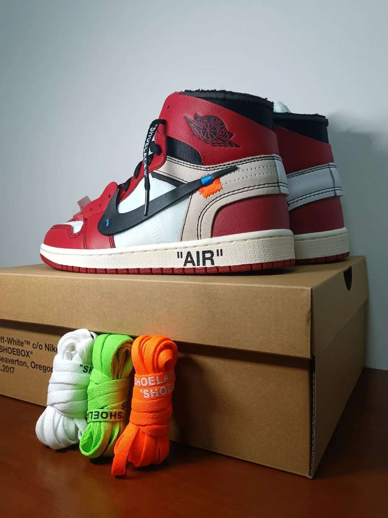 TOP Version OFF-WHITE x Air Jordan 1 High OG 10X Chicago AA3834-101 review Reginald 01