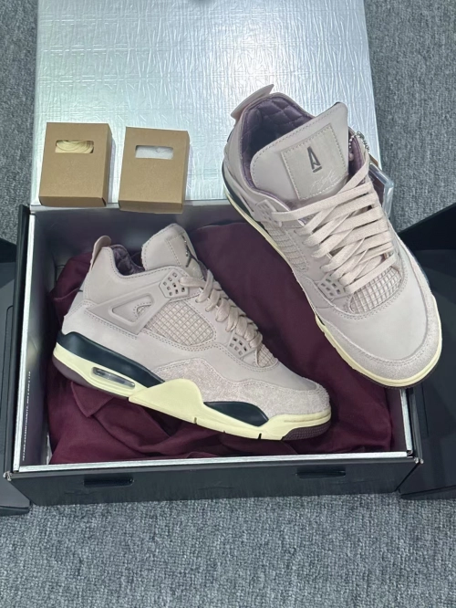 TOP Version A Ma Maniére x Wmns Air Jordan 4 Retro While You Were Sleeping FZ4810-200  review 