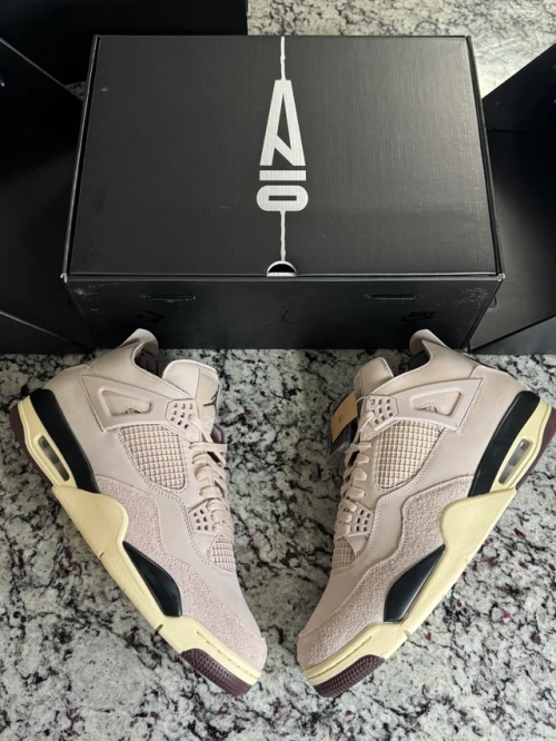 TOP Version A Ma Maniére x Wmns Air Jordan 4 Retro While You Were Sleeping FZ4810-200  review 