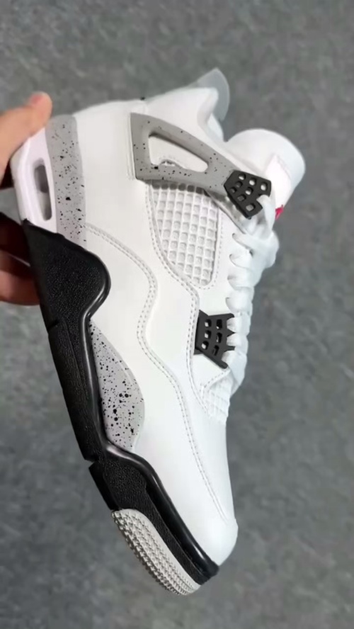 TOP Version Air Jordan 4 Retro OG White Cement FV5029-100 review 