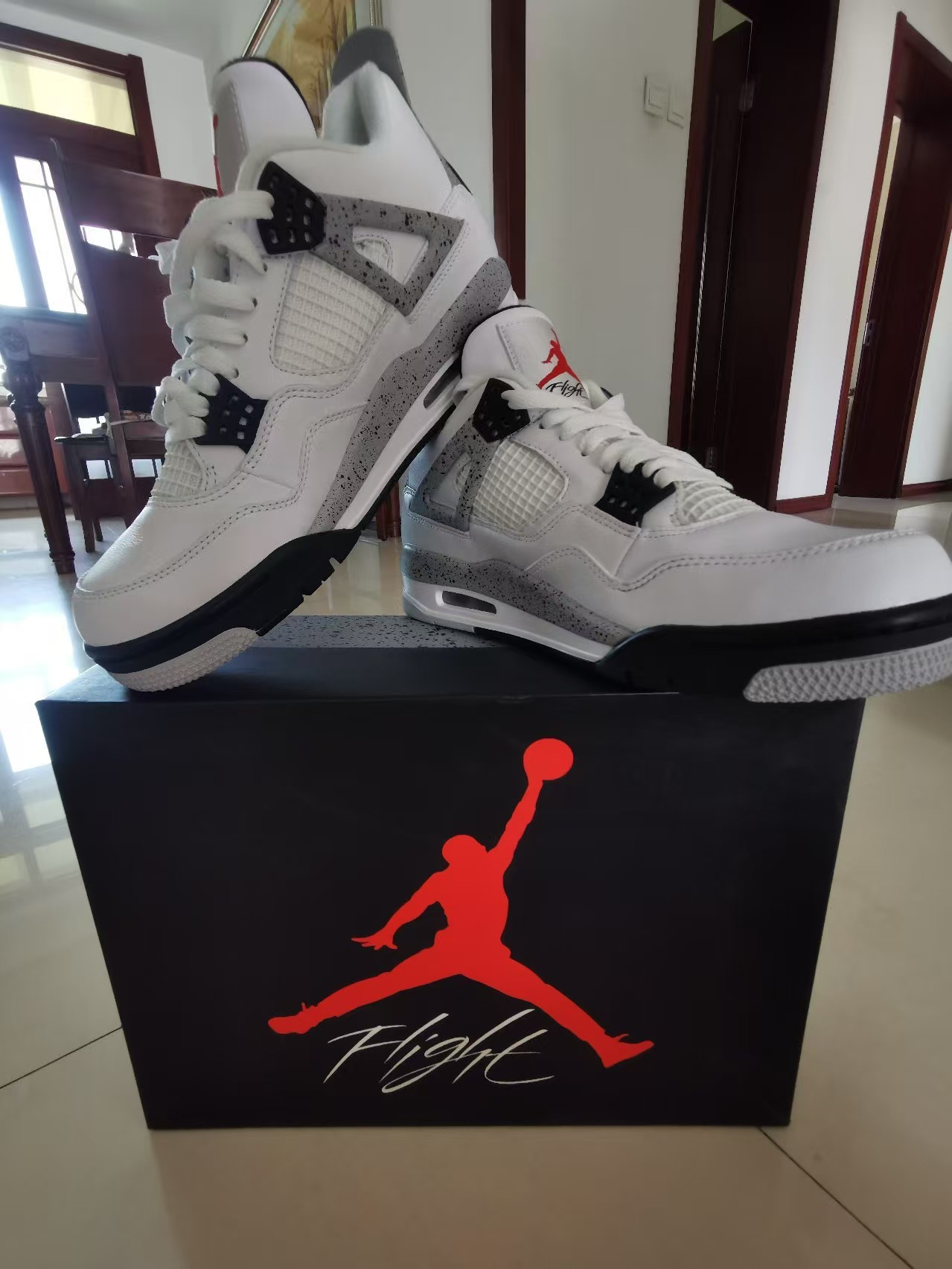 TOP Version Air Jordan 4 Retro OG White Cement FV5029-100 review Jeremy