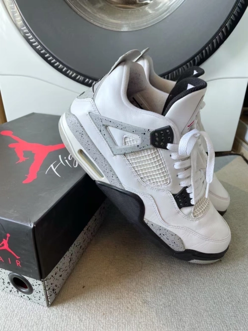 TOP Version Air Jordan 4 Retro OG White Cement FV5029-100 review 