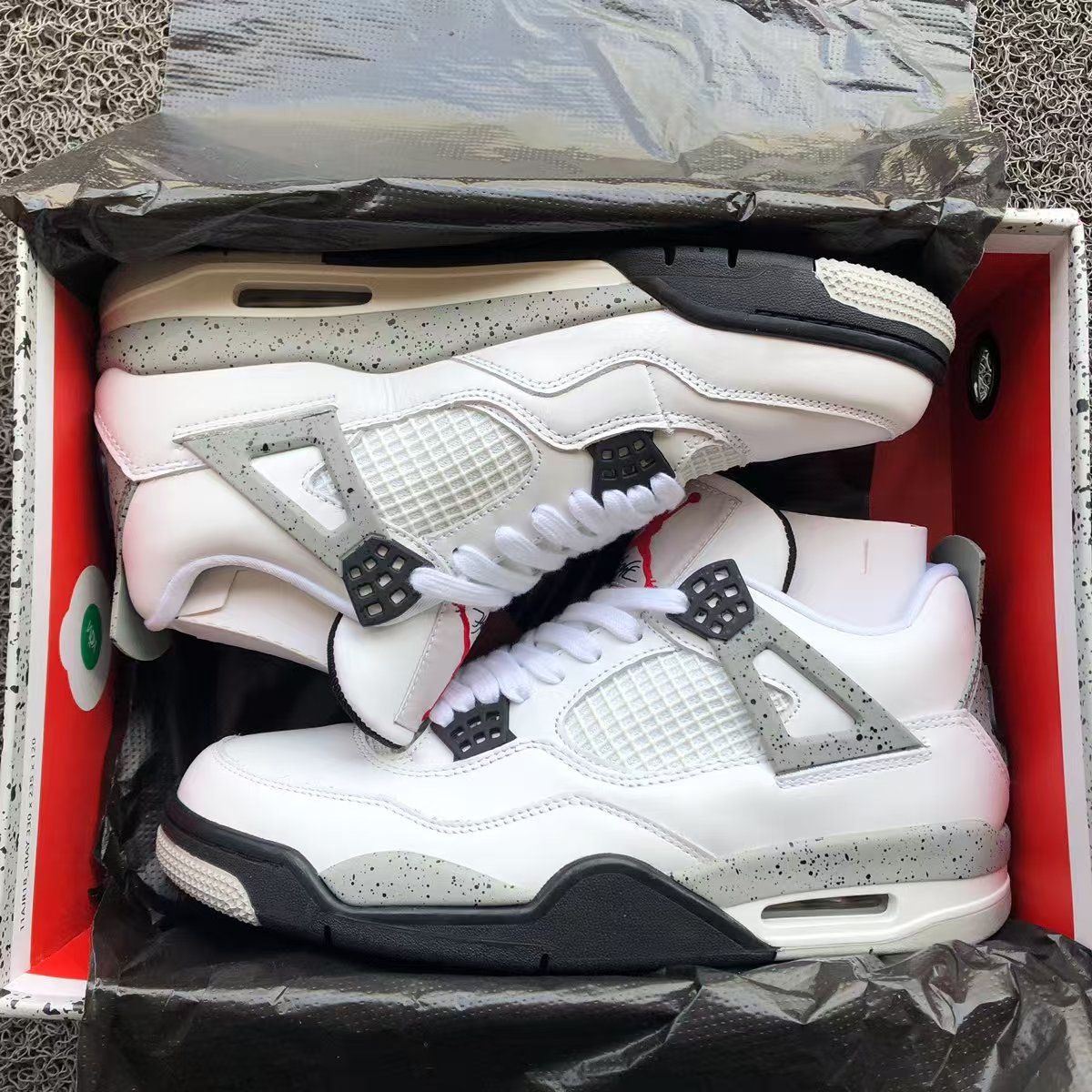 TOP Version Air Jordan 4 Retro OG White Cement FV5029-100 review Christ 00