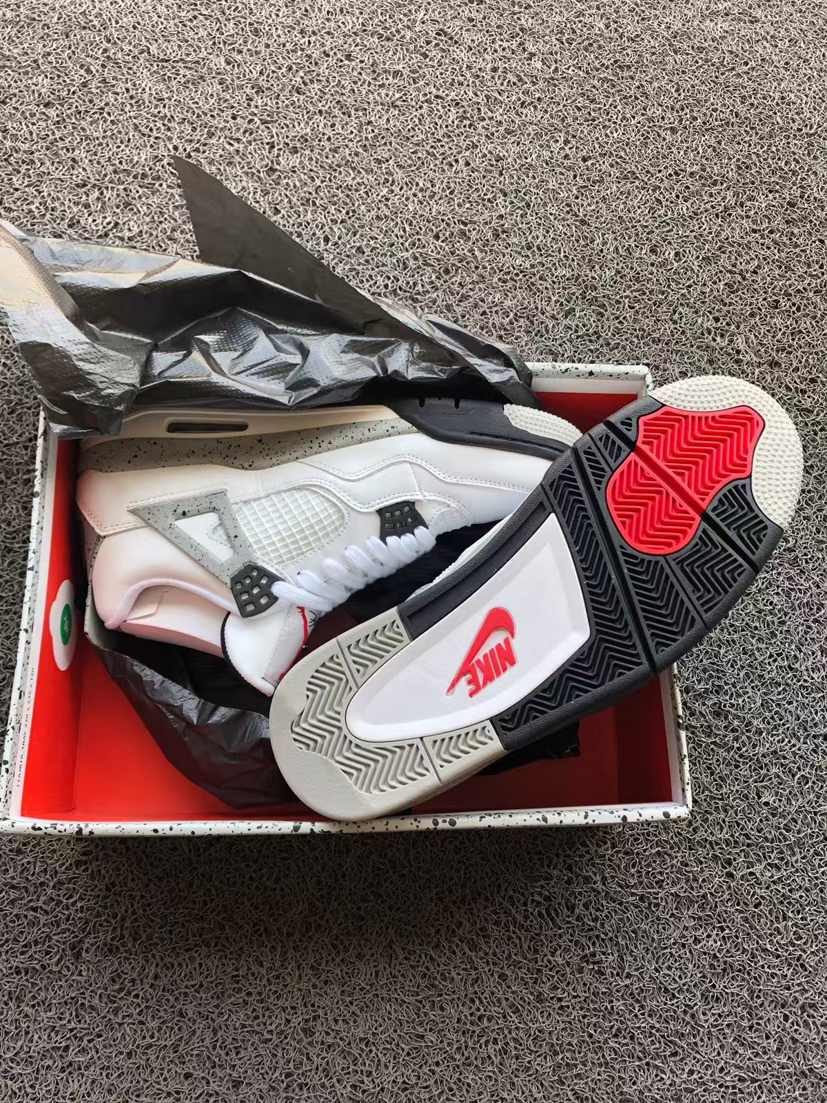 TOP Version Air Jordan 4 Retro OG White Cement FV5029-100 review Christ 01