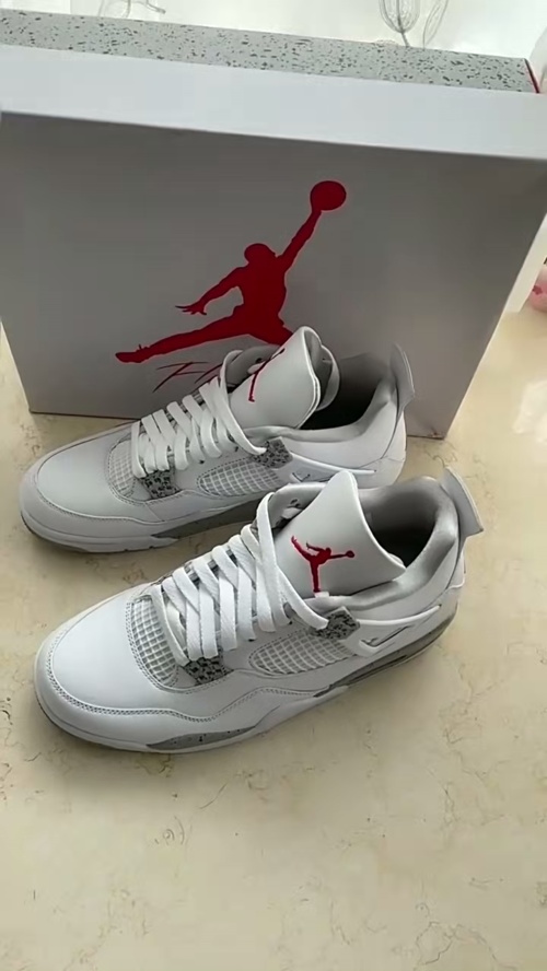 TOP Version Air Jordan 4 Retro White Oreo CT8527-100 review 