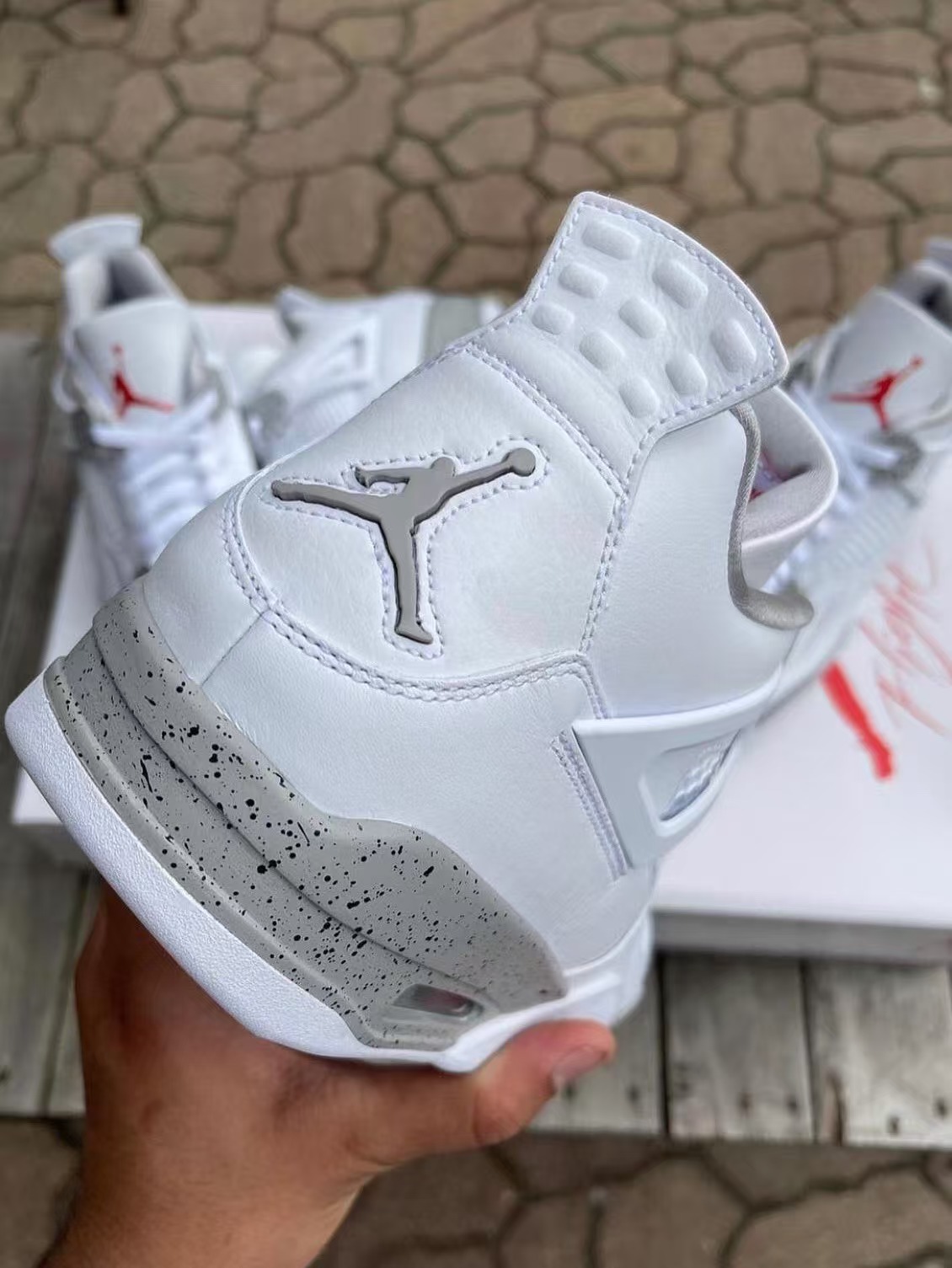 TOP Version Air Jordan 4 Retro White Oreo CT8527-100 review Baron 01