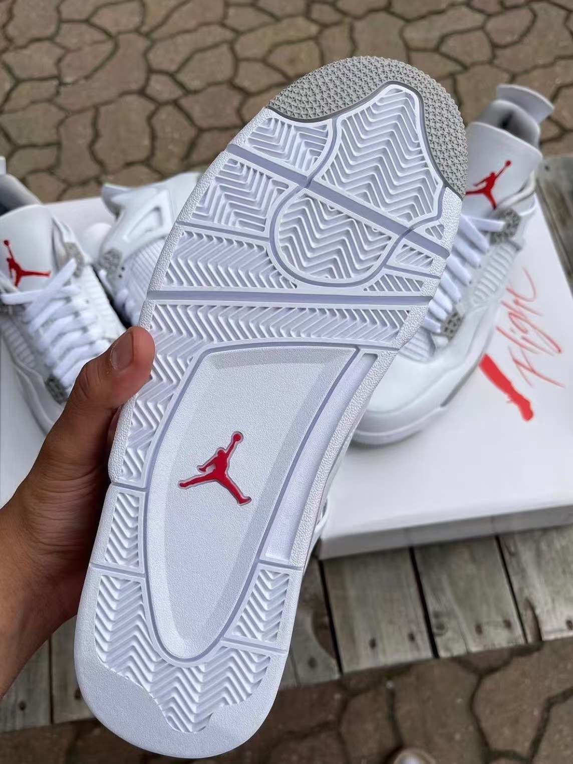 TOP Version Air Jordan 4 Retro White Oreo CT8527-100 review Baron 02