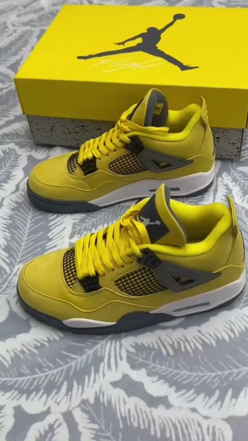 TOP Version Air Jordan 4 Retro LS Lightning CT8527-700  review 