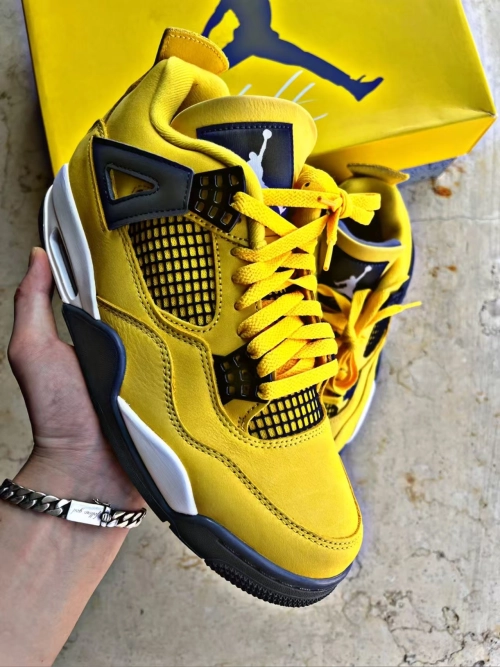 TOP Version Air Jordan 4 Retro LS Lightning CT8527-700  review 