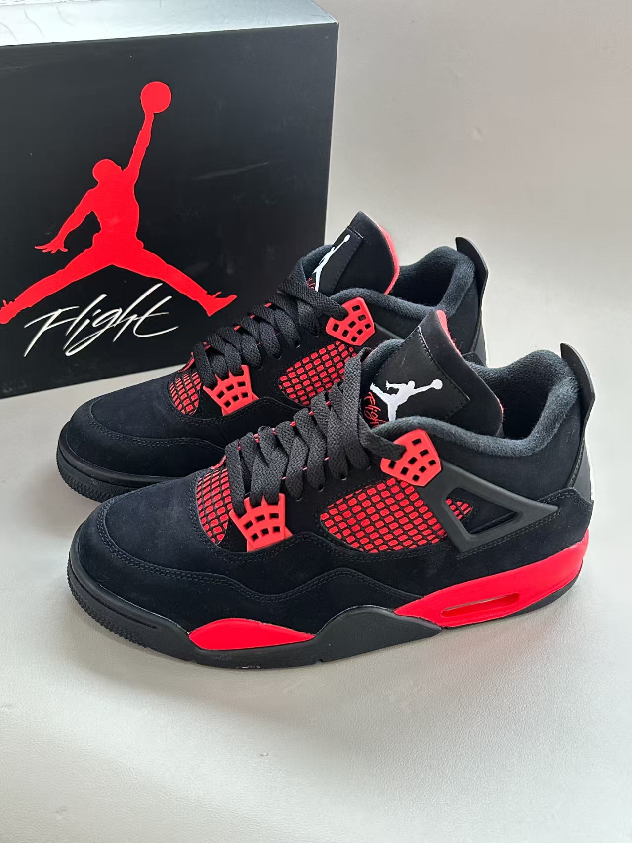 TOP Version Air Jordan 4 Retro Red Thunder CT8527-016  review Isidore 01
