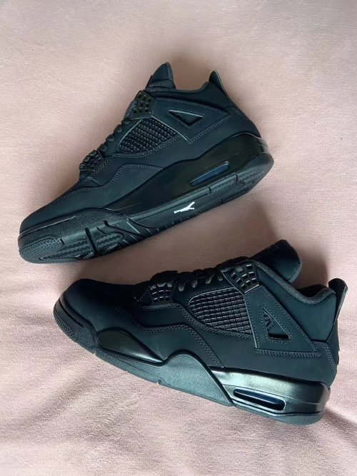 TOP Version Air Jordan 4 Retro Black Cat CU1110-010 review 