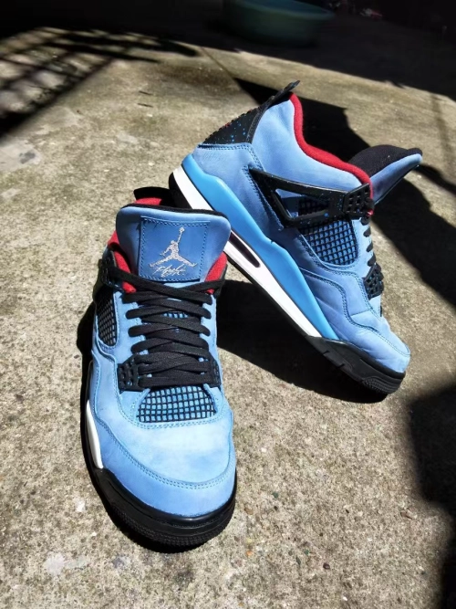TOP Version Air Jordan 4 Retro Houston Oilers 308497-406 review 