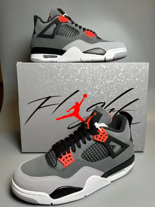 TOP Version Air Jordan 4 Red Glow Infrared DH6927-061  review 