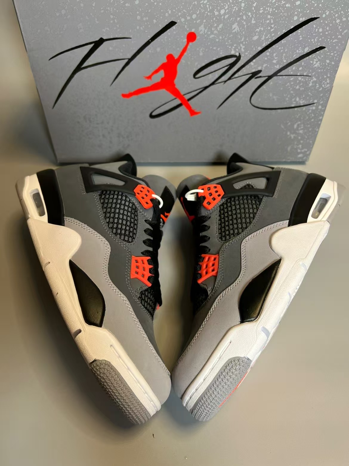 TOP Version Air Jordan 4 Red Glow Infrared DH6927-061  review Godfery 01