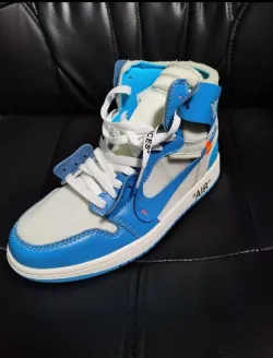 TOP Version Off White x Air Jordan 1 UNC AQ0818-148 review Franklin