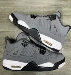 TOP Version  Air Jordan 4 Retro Cool Grey 308497-007  review Myron