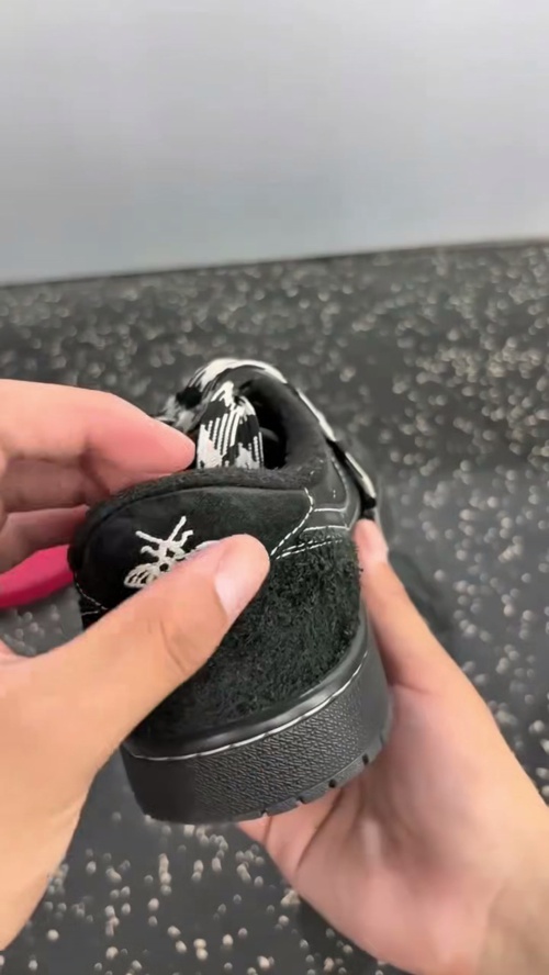 TOP Version Travis Scott x Air Jordan 1 Low OG SP Black Phantom DM7866-001 review 