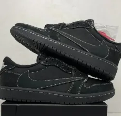 TOP Version Travis Scott x Air Jordan 1 Low OG SP Black Phantom DM7866-001 review Mortimer
