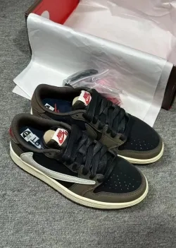 TOP Version Travis Scott x Air Jordan 1 Low OG SP-T CQ4277-001 review 