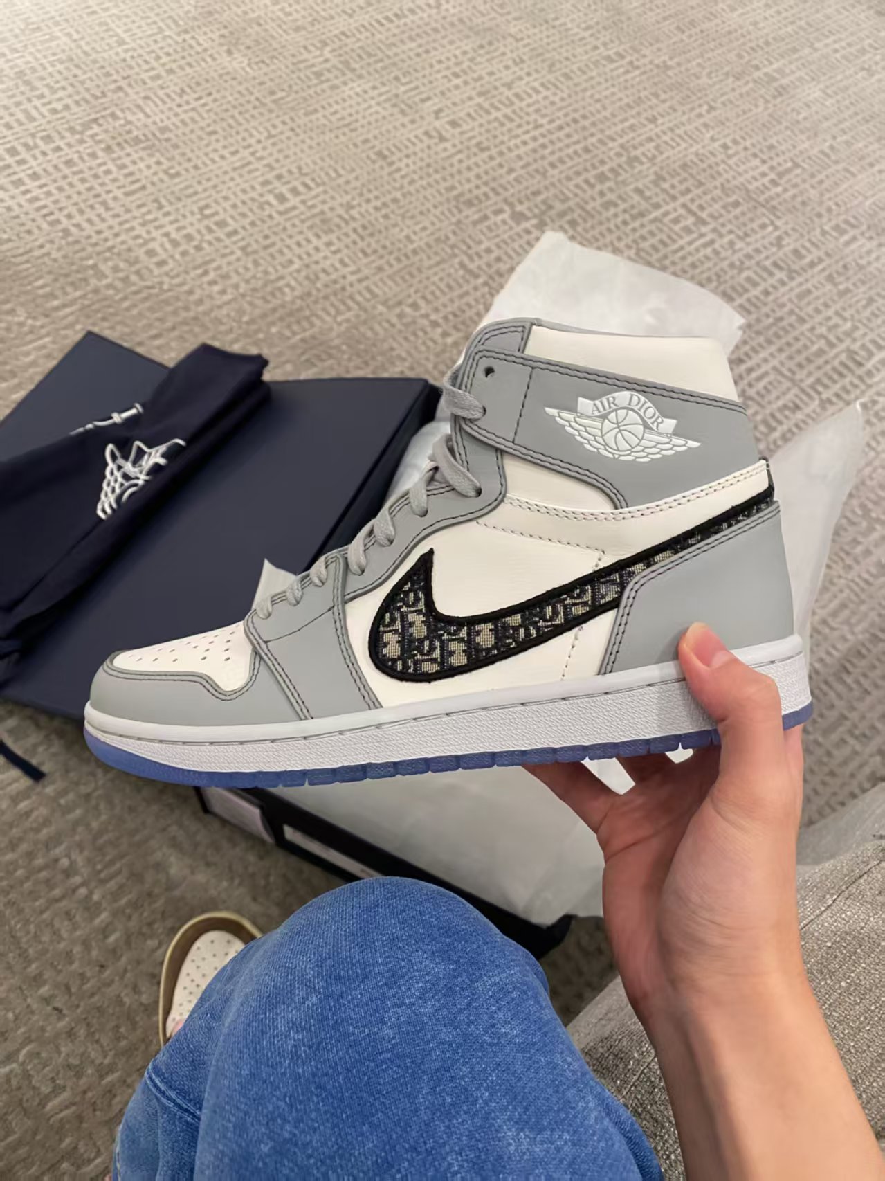 Dior x Air Jordan 1 High OG  CN8607-002 [Top Version] review Rudolf