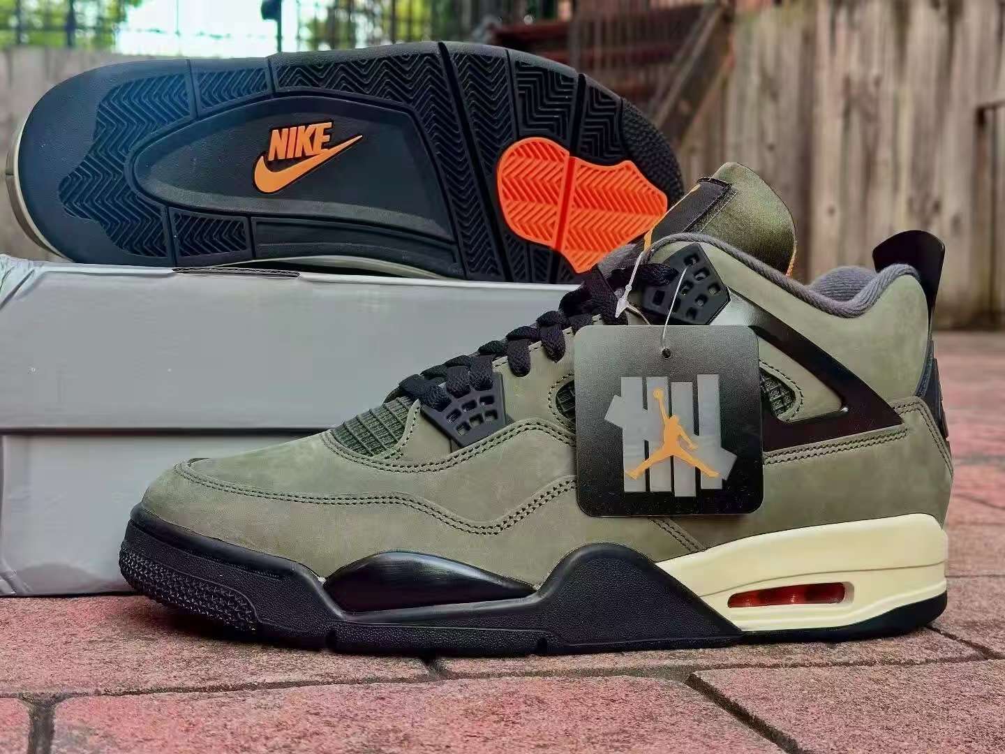 TOP Version Undefeated x Air Jordan 4 Retro IB1519-200 review Marcus