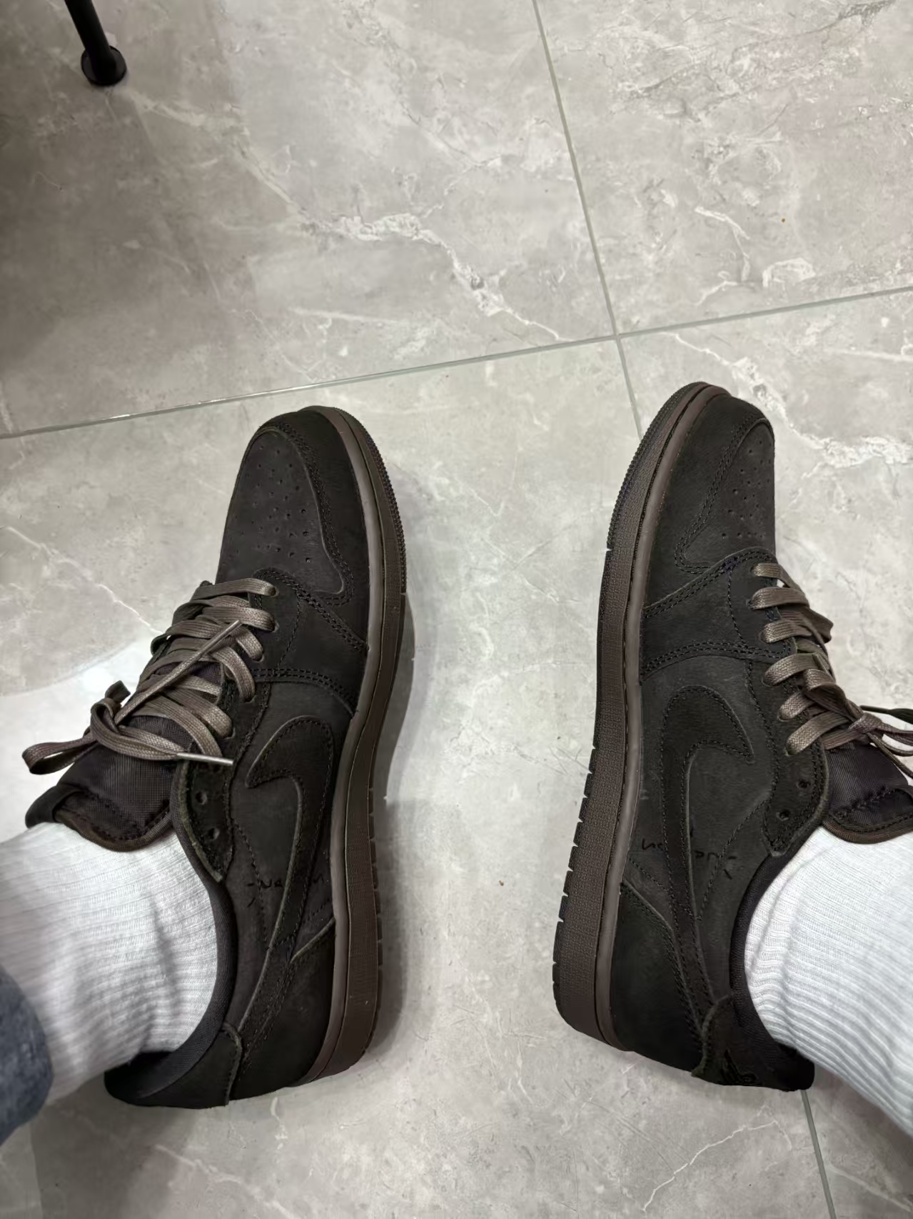 TOP Version Travis Scott x Air Jordan 1 Retro Low OG SP Velvet Brown DM7866-202 review Lewis 01