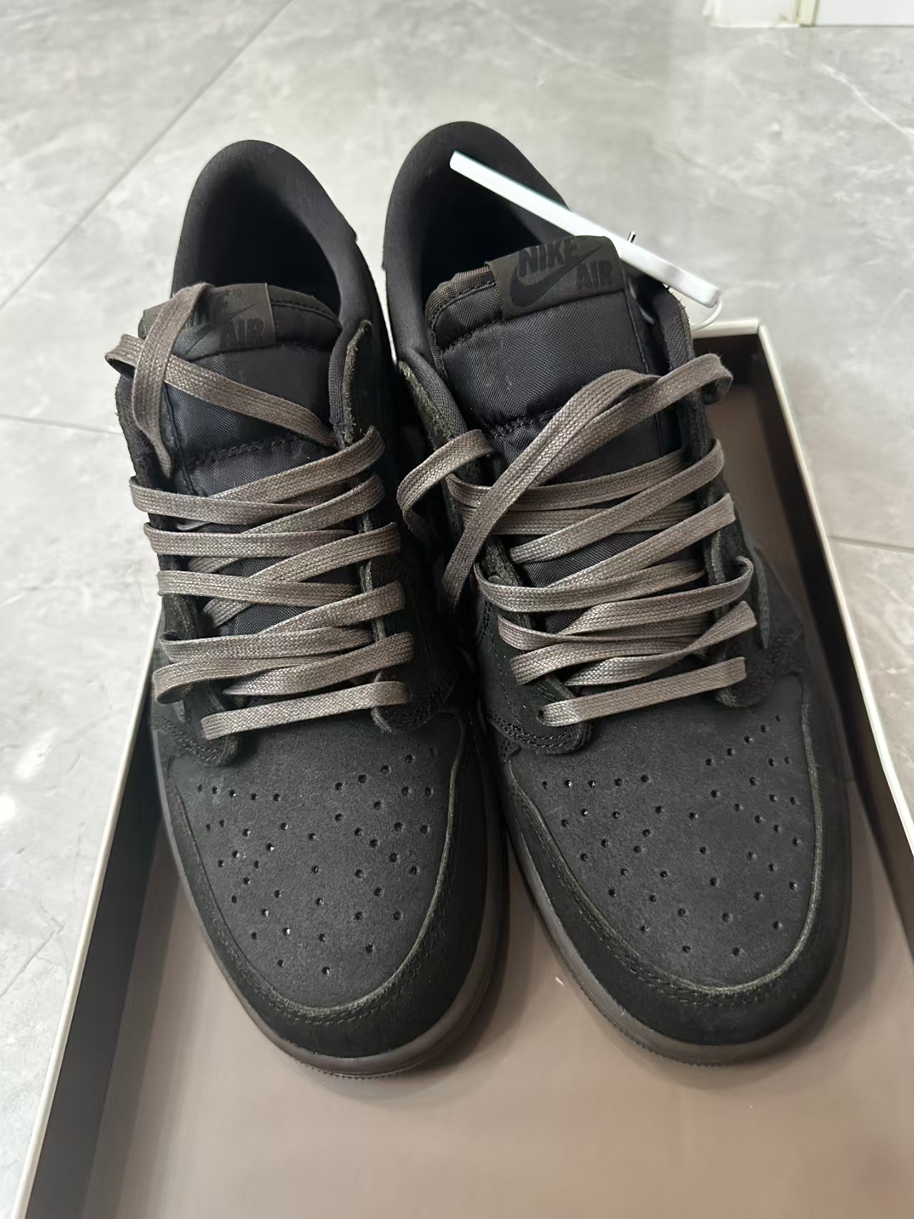 TOP Version Travis Scott x Air Jordan 1 Retro Low OG SP Velvet Brown DM7866-202 review Lewis 00