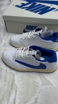 TOP Version Fragment Design x Travis Scott x Air Jordan 1 Retro Low DM7866-104 review Ken