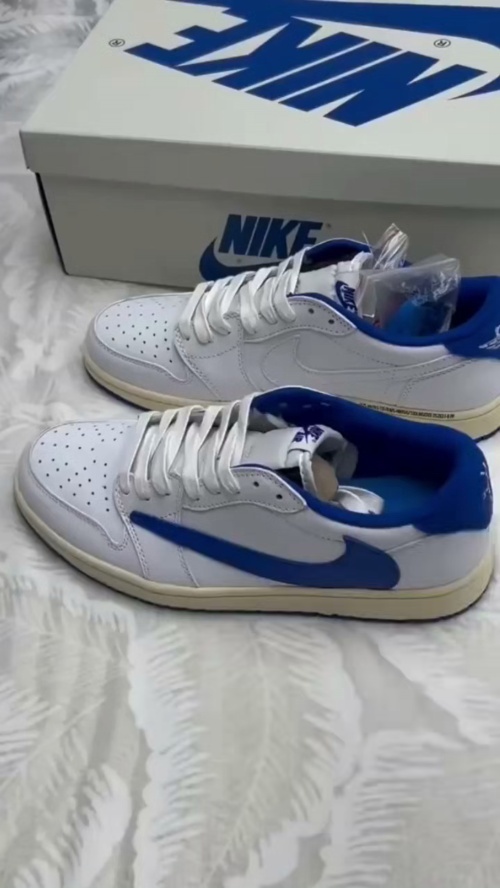 TOP Version Fragment Design x Travis Scott x Air Jordan 1 Retro Low DM7866-104 review 