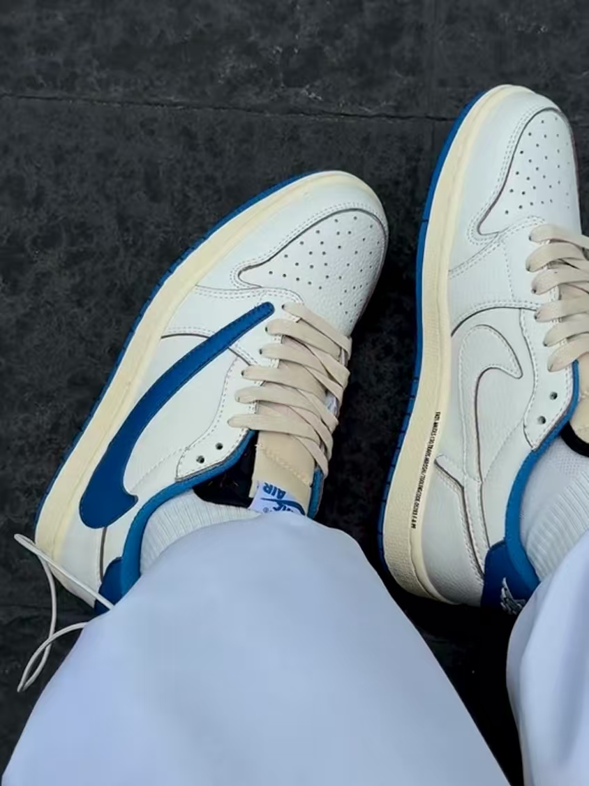 TOP Version Fragment Design x Travis Scott x Air Jordan 1 Retro Low DM7866-104 review Jordan 00