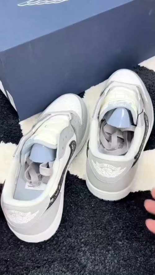 Dior x Air Jordan 1 Low Wolf Grey CN8608-002 [Top Version] review 