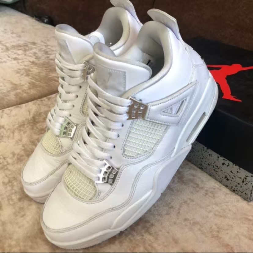 TOP Version Air Jordan 4 Retro Pure Money 308497-100 review Jason