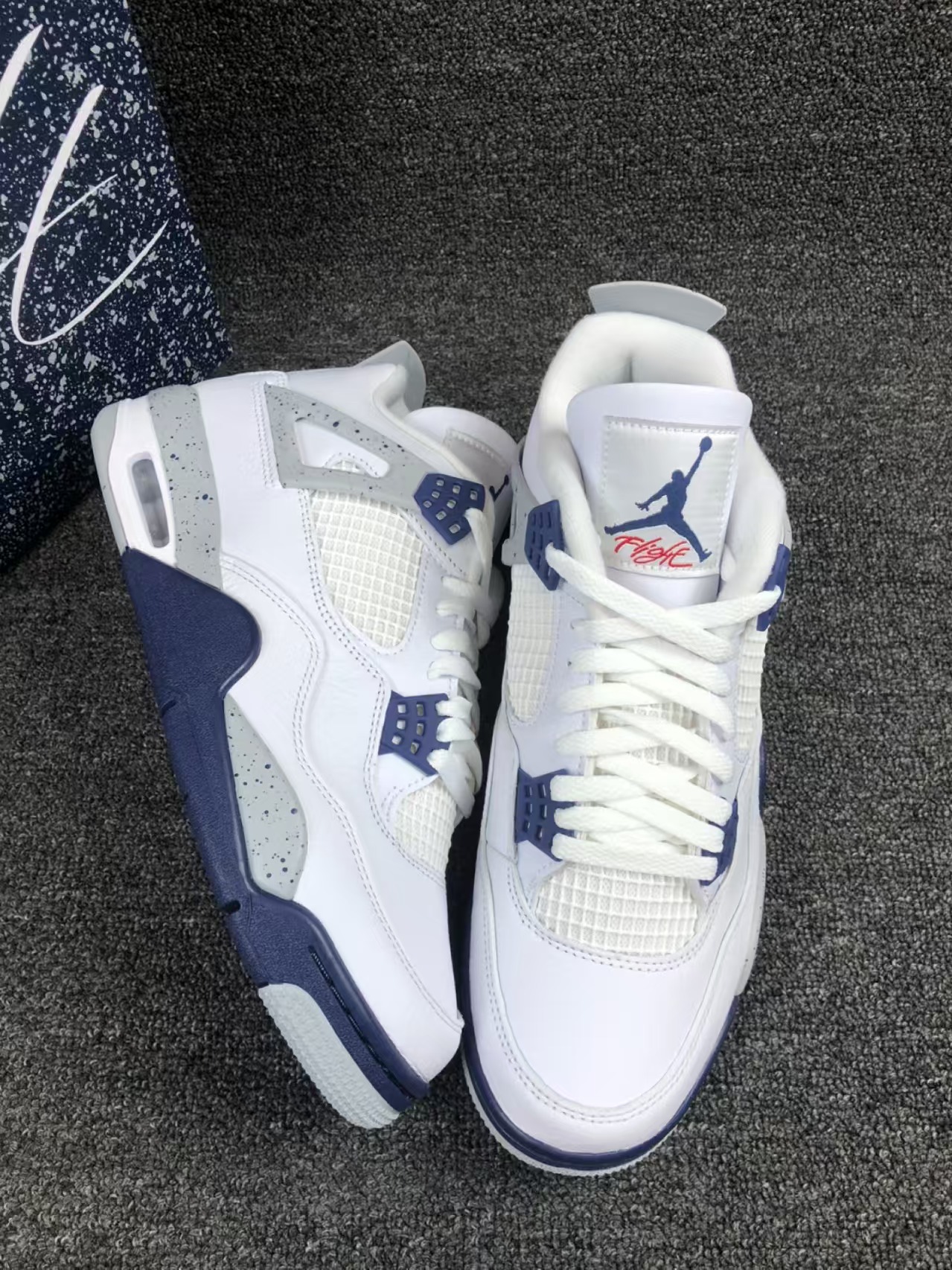 TOP Version Air Jordan 4 Retro Midnight Navy DH6927-140 review Eamonn 00
